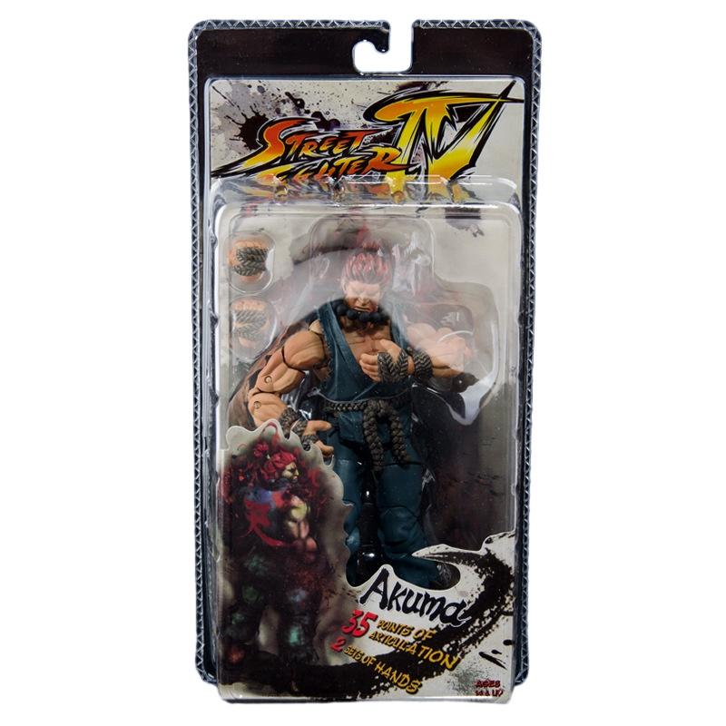 Neca Street Fighter 4 Sammlerfigur, hochbewegliches Guile-PVC-Modell
