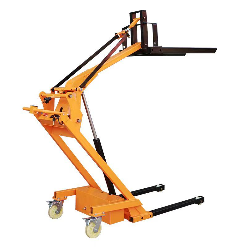Portable Electric Cantilever Forklift: Hydraulic Cargo Loading and Unloading Handcart