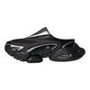 adidas Xlg Runner Mule Comfortable Soft Casual Shoes Unisex Shoes Black Silver KJ9047