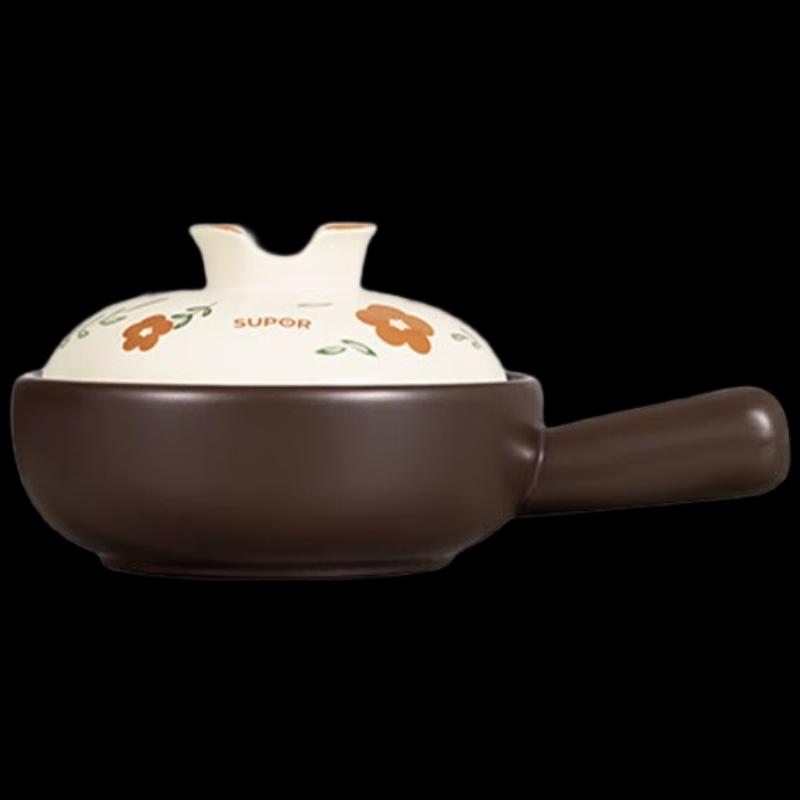 SUPOR 0.8L Ceramic Clay Pot for Soup & Stew