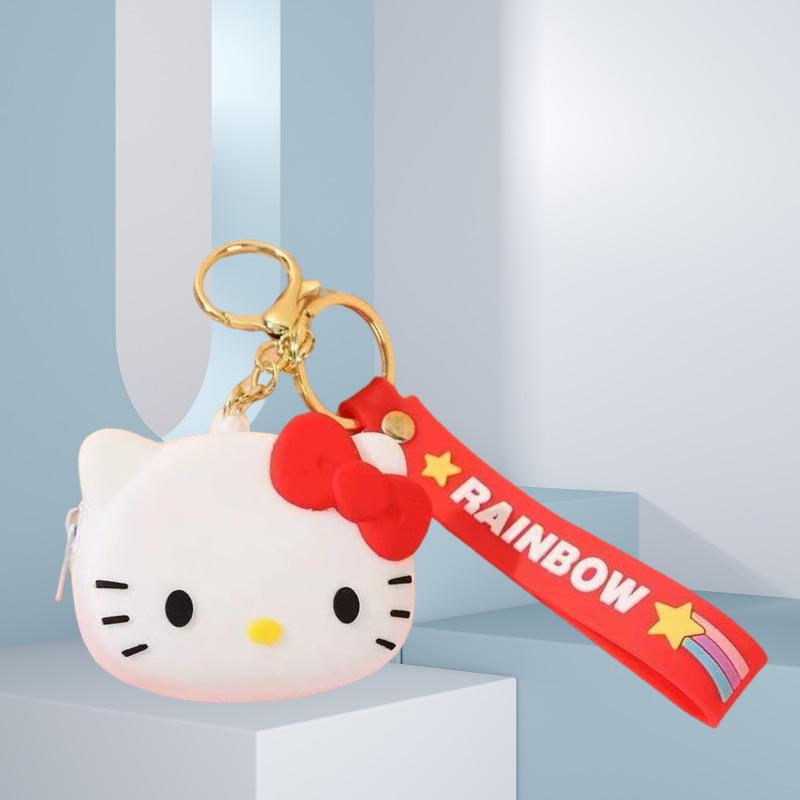 

Летняя детская милая мультяшная сумка через плечо Hello Kitty 2022 - силиконовая сумка для перекусов для мальчиков и девочек