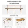 Congye Outdoor Folding Roll-up Picnic Table