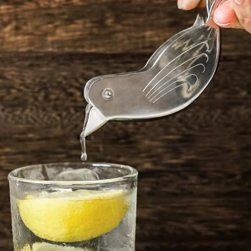 Creative Bird Shape Lemon Squeezers Juicer Household Stainless Steel 304 Portable Metal Citrus Lemon Tea Infuser Kitchen Gadget