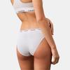 Calvin Klein Letter Waistband Mid-Rise Triangle Bikini Underwear Women Underwear Sky-Blue 000QD5044E-CIQ
