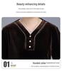 Mom's Autumn 2026 Velvet Hoodie: Stylish Spring & Fall Top for Middle-Aged Women