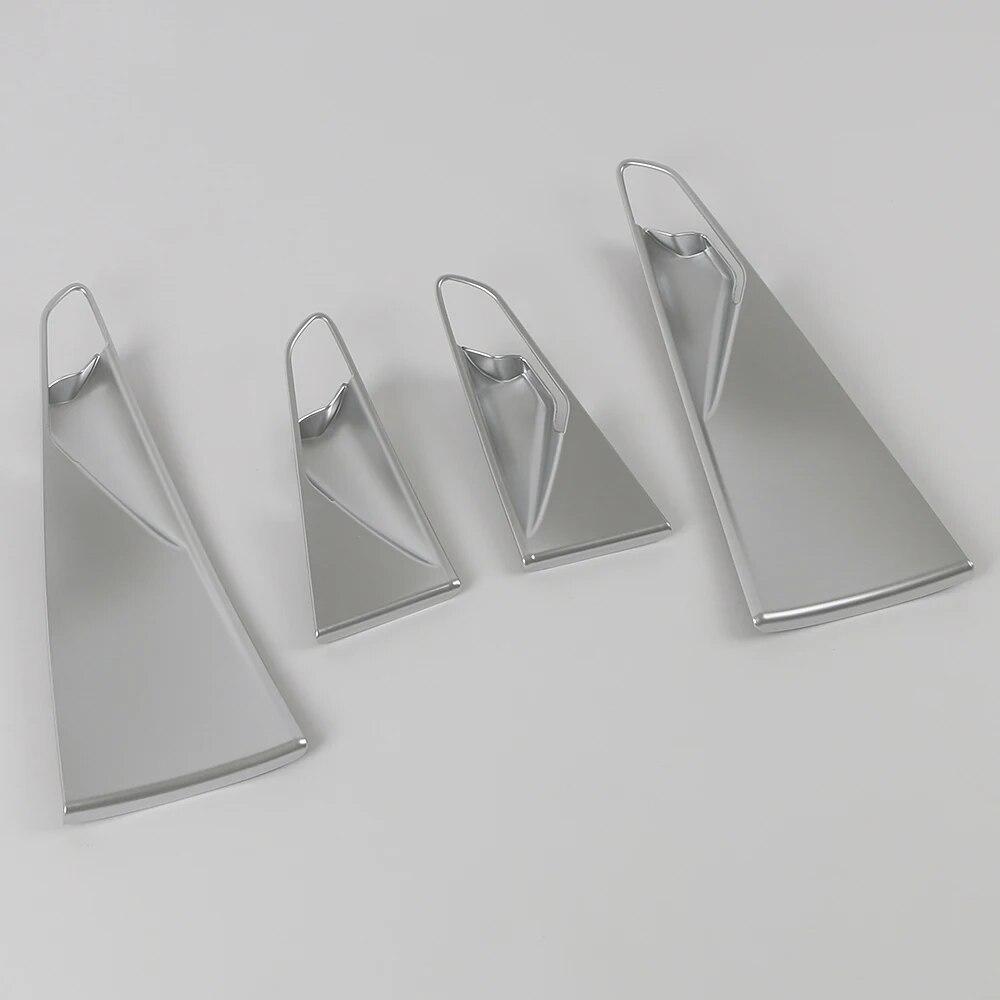 For Volkswagen VW ID.4 ID4  2022 2023 Car Interior Part Refit Inner Door Handle Bowl Panel Cover Trim Sticker Anti Scratch