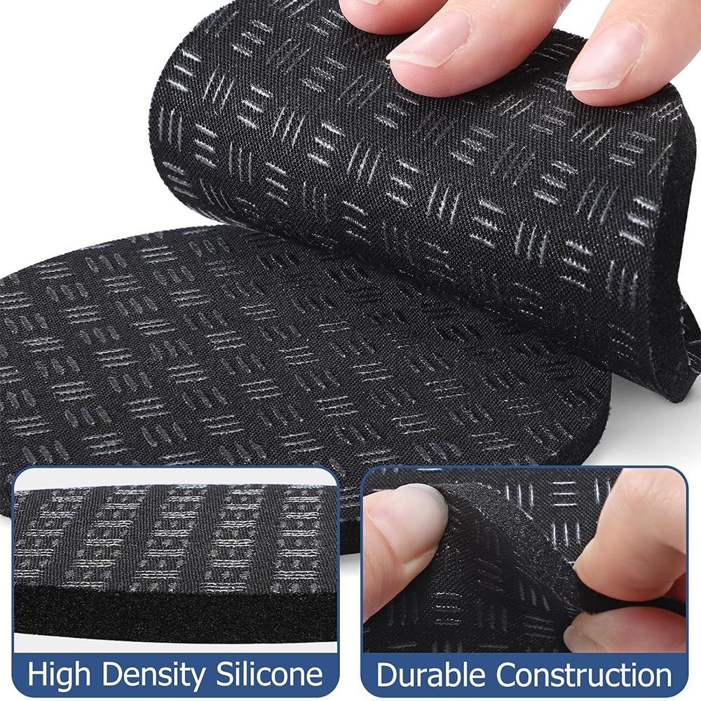 6pcs Non-Slip Walking Pad Mat for Under Treadmill & Exercise Bike Machines