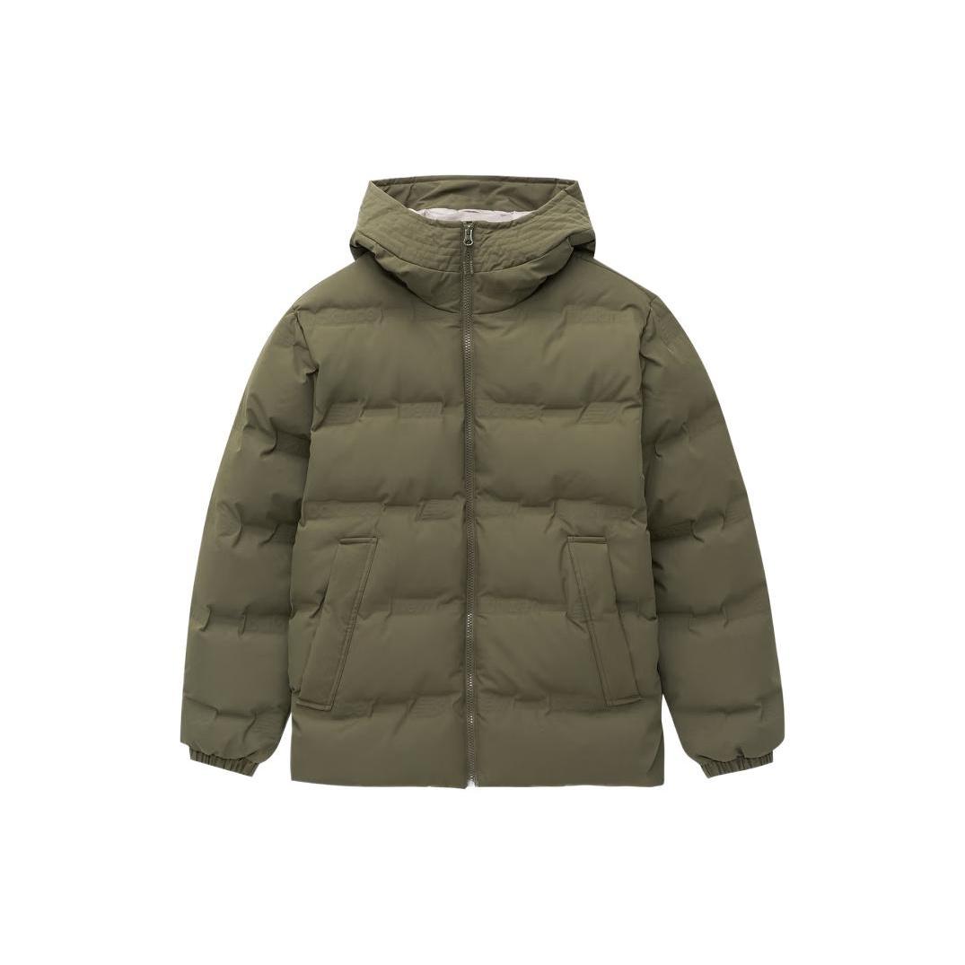 New Balance Warm Puffer Jacket Asia Sizing Olive Green Unisex AMJ24375-DMO S