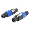 4Pcs 4 Poles 4 Pin NL4FC Connector Speaker Plug Sound Cable Adapter Docking Cable Connector Accessories for Speaker