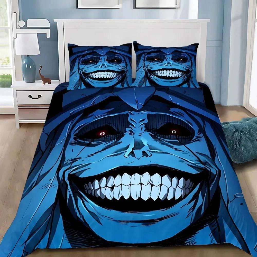 Anime 3piece 3D Printed Bedding Set SoloS LLeve Duvet Cover Pillowcase Single Twin Full Queen King Size for Boys Girls