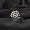 Green Amethyst Gemstone Ring Jewelry, Handmade Gorgeous Silver Ring, 925 Sterling Silver Jewelry For Wedding Gift