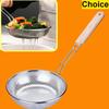 Wooden Handle Stainless Steel Small Colander Fine Mesh Oil Strainer Multi-function Filter Mesh Flour Sifter Kitchen Baking Tools