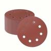 50Pcs 180mm/7inch 8 Hole Sandpaper Hook Grinding Wheel for Electric Wallboard Sander Polishers 60/80/120/240/320 Grain Size