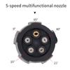 Versatile Rotating Nozzle Head with 1/4 Quick Connect Easy To Use Nozzle Head Set for Homeowners & Gardening Enthusiasts