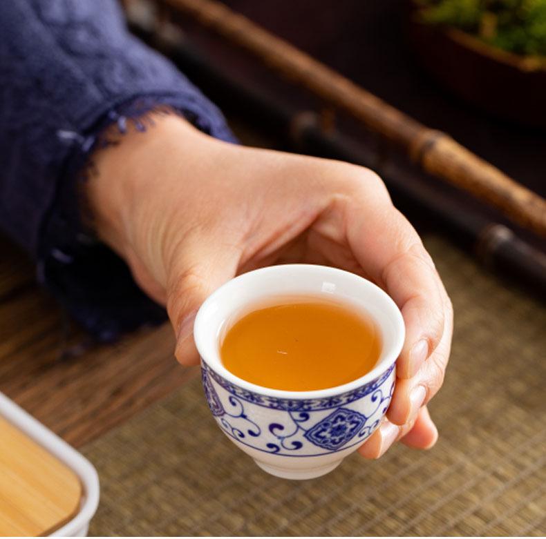 Portable Ceramic Travel Tea Set with Automatic Kung Fu Tea Maker - Business Gift