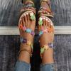 New Bohemian Flower Sandals Wedding Pearl Fashion Beach Women's Casual Sandals