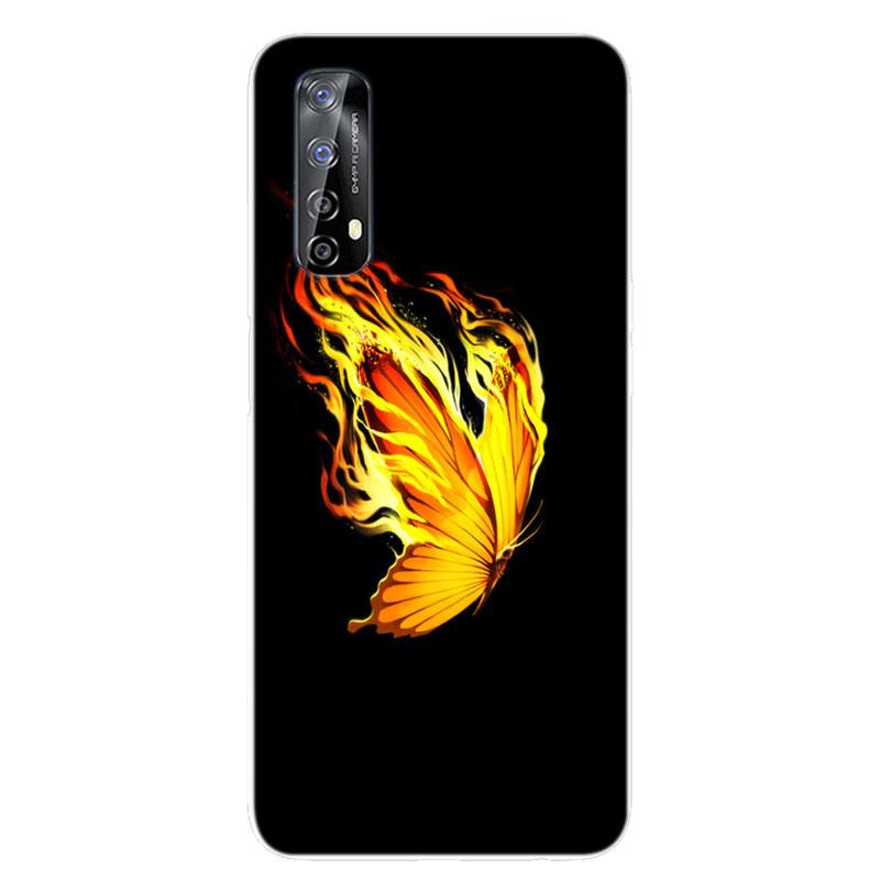 For OPPO Realme 7 Case RMX2151 Bumper Silicone TPU Soft Phone Cover For OPPO Realme 7 RMX2155 Realme7 Case Cartoon Fundas Coque