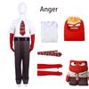 Costume Cosplay Personaggio Joy Inside Out 2 Cartone Animato Anime Set di Vestiti per Bambini e Bambine con Maschera Festa di Halloween Compleanno Tuta Cosplay Set
