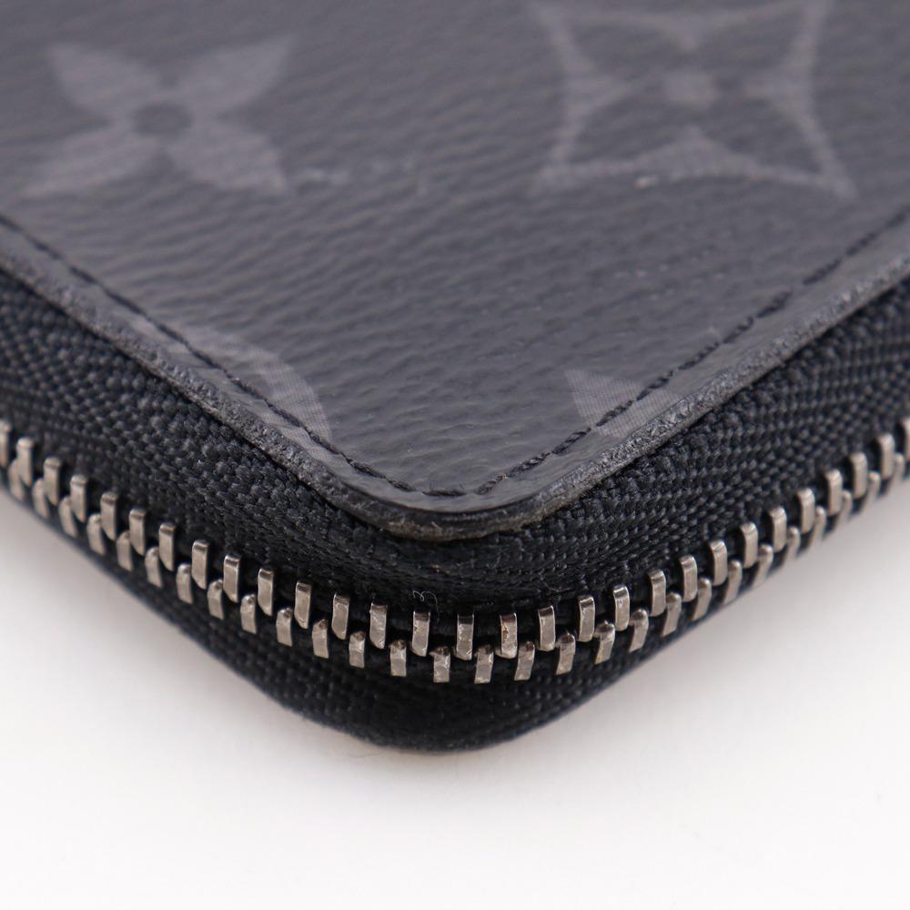 LOUIS VUITTON Zippy Coin Purse Vertical Coin Purse M81662 Monogram Eclipse black PVC mens Used