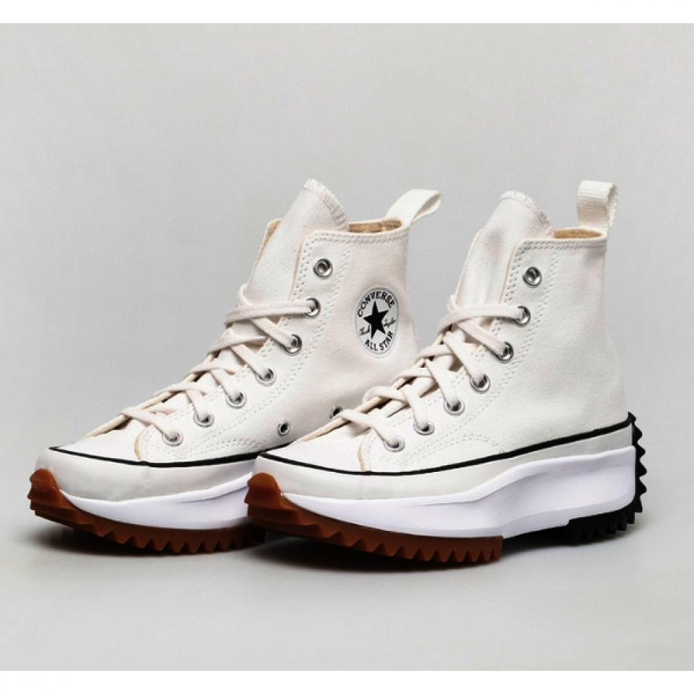 Converse Run Star Hike High Top Canvas Sneakers White