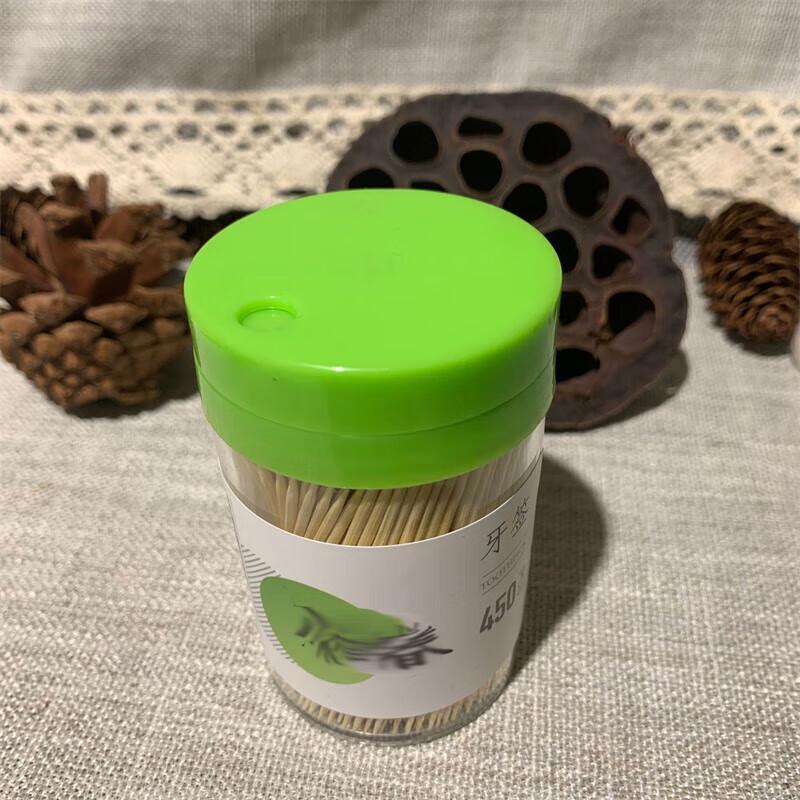 Saikeyou Disposable Bamboo Toothpicks with Rotary Dispenser