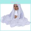 Polyester Breathable Long Style Headscarf Base Cap Set For Summer Fashion