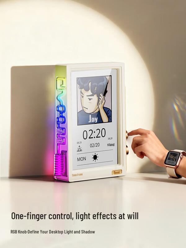 Divoom TimesFrame Smart Digital Photo Frame CN plug (adapter included)