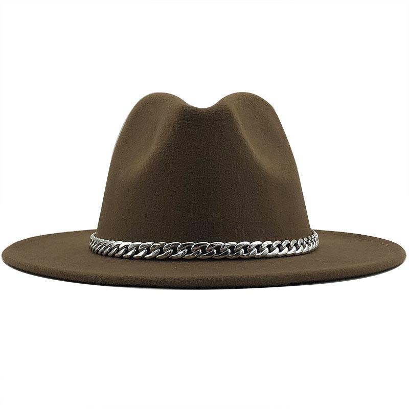 eBay Autumn and Winter New Black Woolen Top Hat European and American Fashion Jazz Hat