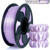1 kg Hedvábné Duhové Pla Filament 1,75 mm Lesklý Vícebarevný Filament pro 3D Tiskárnu Rychlá Změna Barvy +/-0,03 mm 1 kg Cívka