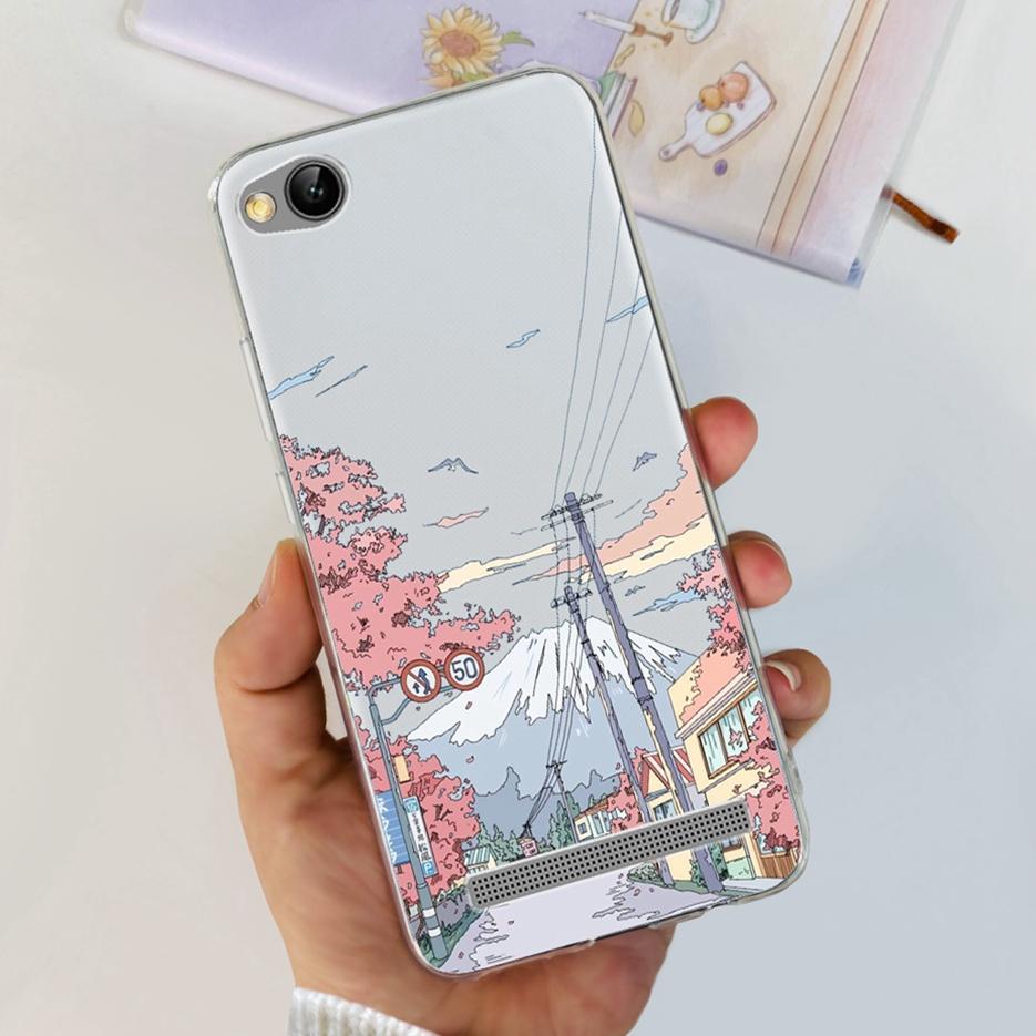 For Xiaomi Redmi 5A Case Redmi 4A Stylish Painted Cover Soft Slim Phone Case For Xiaomi Redmi 4A 5A Redmi5A Back Cover TPU Funda