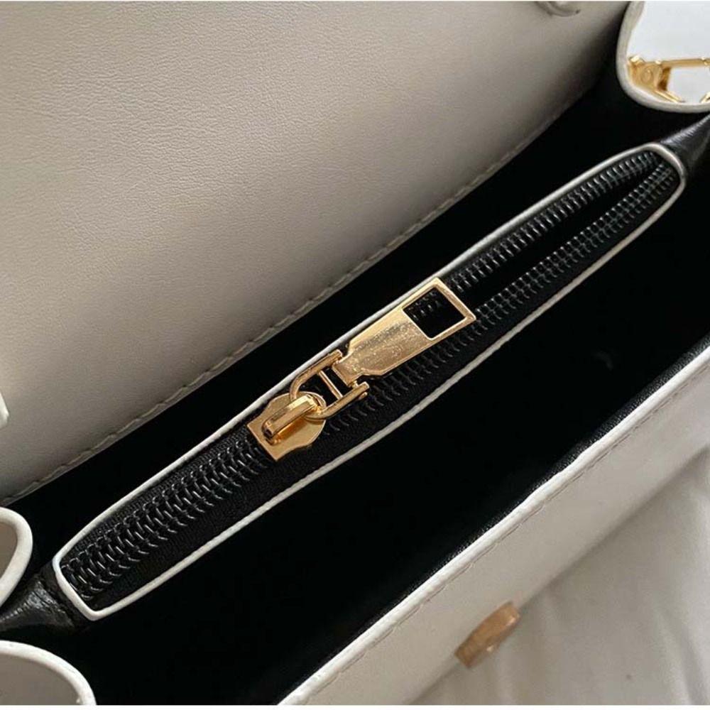 PU Bow Handle Chocolate Shape Square Bag Shoulder Bag PU Handbag Ins Simple Crossbody Bag  Outdoor