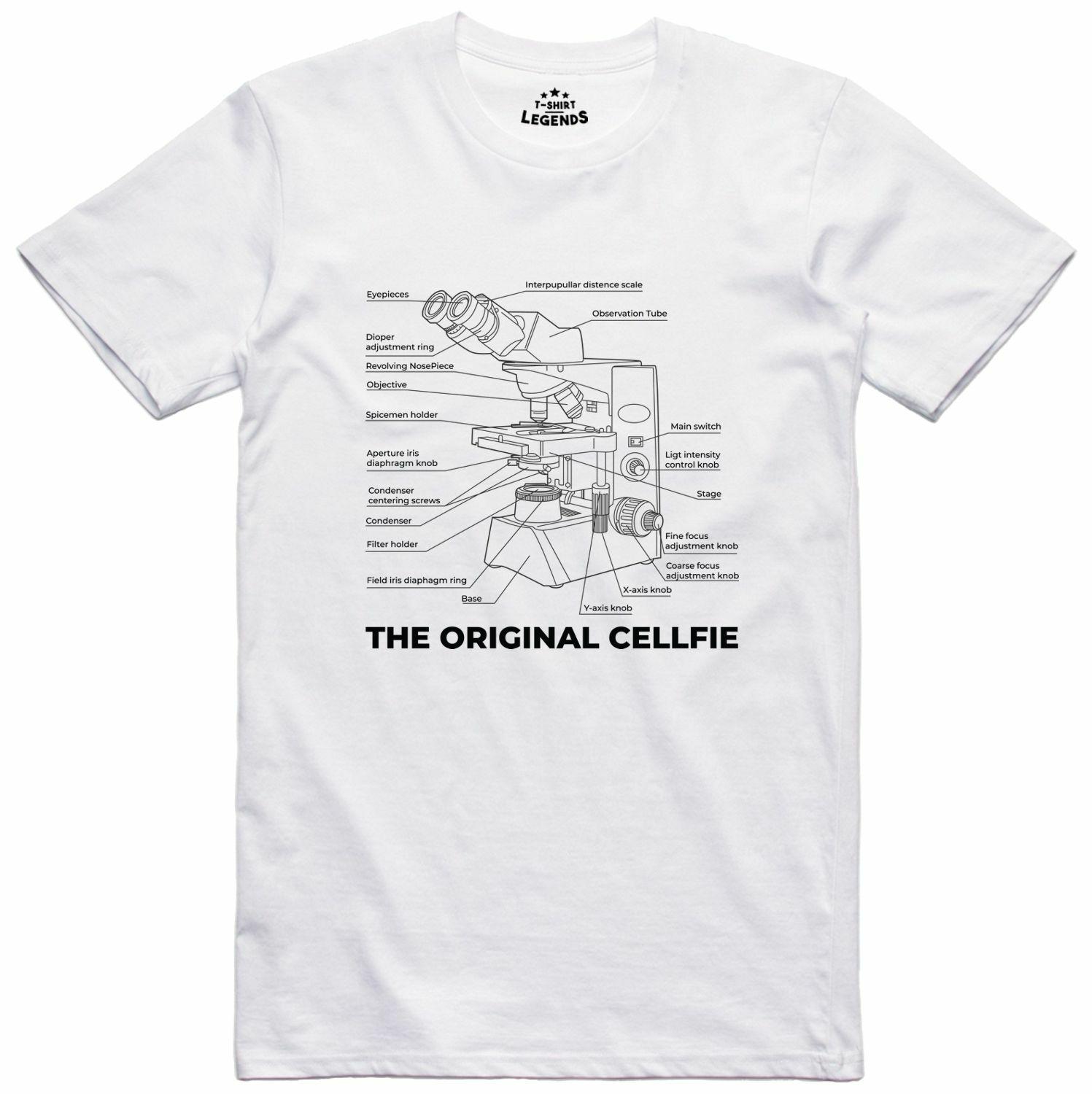 T-Shirt Science Microscope Selfie Cellule Coupe Standard T-Shirt S