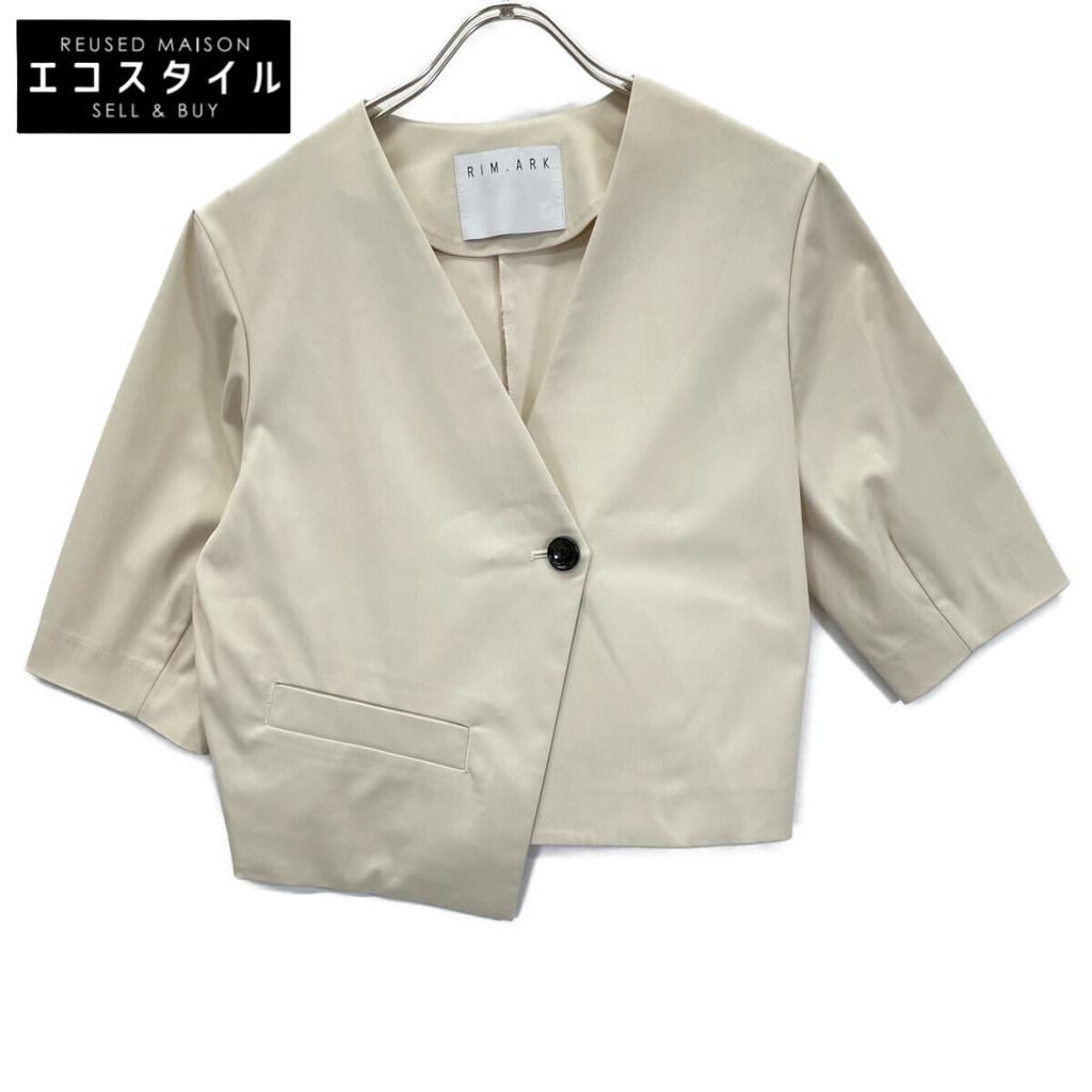 RIM.ARK Beige 460ISS30-1481 Asymmetry Mode JK Jacket 36 beigeUsed