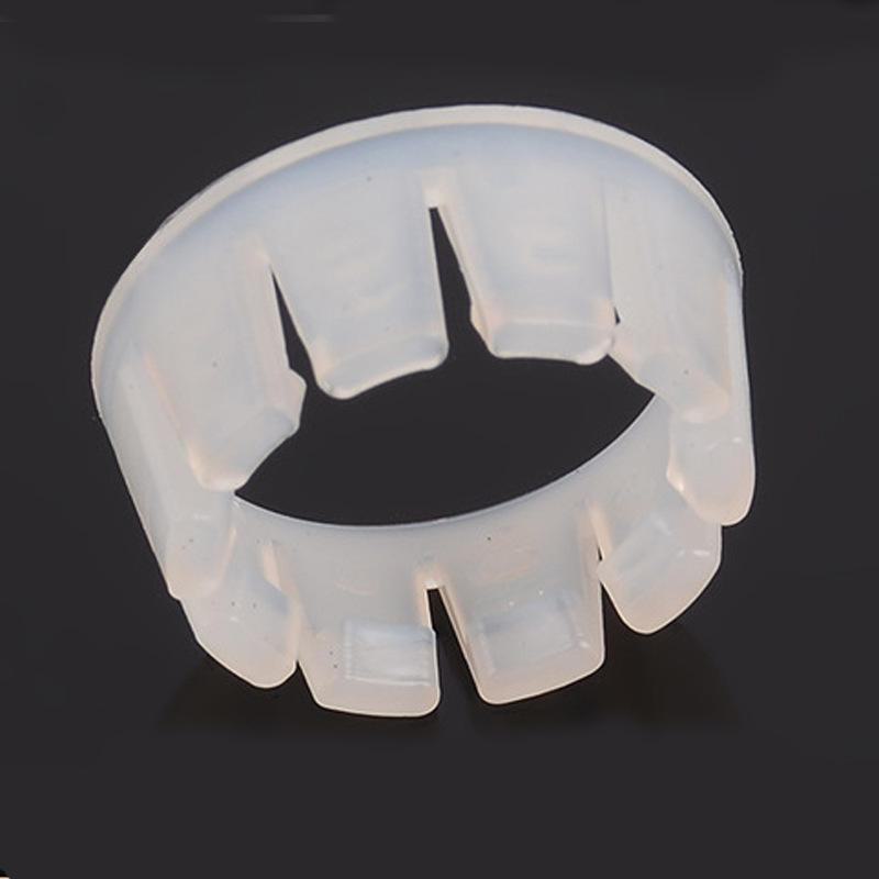 4-Point White Nylon Hose Quick-Connect Water Pipe Joint Accessory