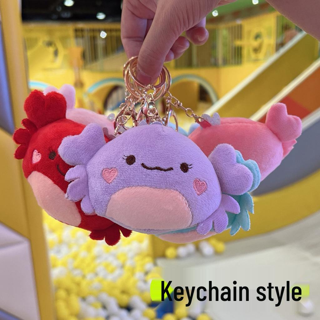 Crab Pendant & Plush Mini Backpack Charm