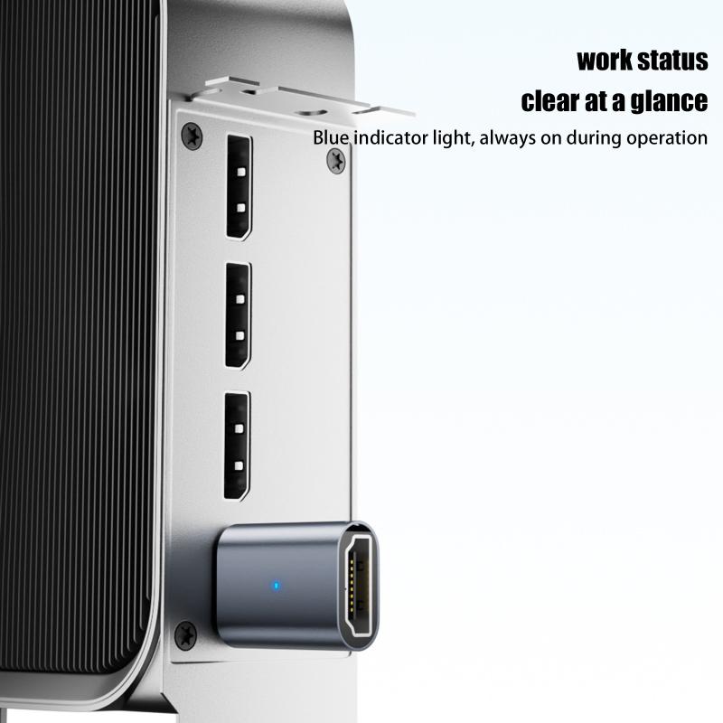 4K@60Hz -Compatible Male To Female Hdr Virtual Monitor Edid Emulator For Pc Hdtv Laptop Projector Adapter