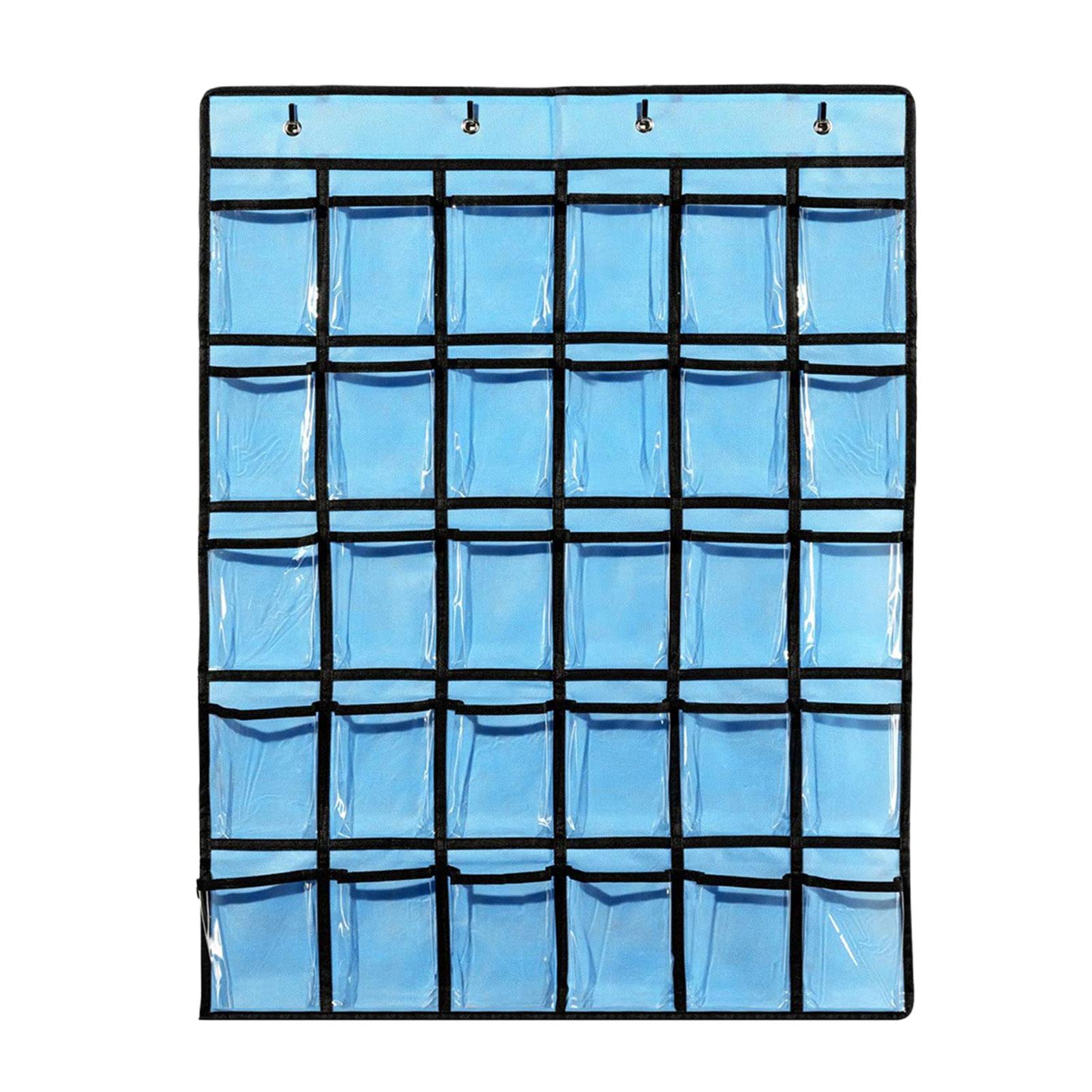 

OxfordCloth Small Item Storage Organizer With Multi Grid Storage For Rust Proof Metal Hooks