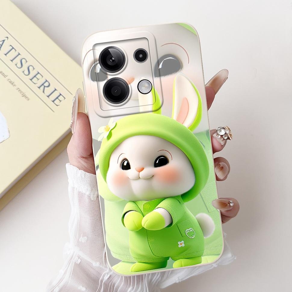 

For Xiaomi Redmi Note 13 4G Case Cute Cartoon Panda Soft Silicone TPU Phone Case For Redmi Note 13 Note13 4G Back Cover Bumper Redmi Note 13 4G