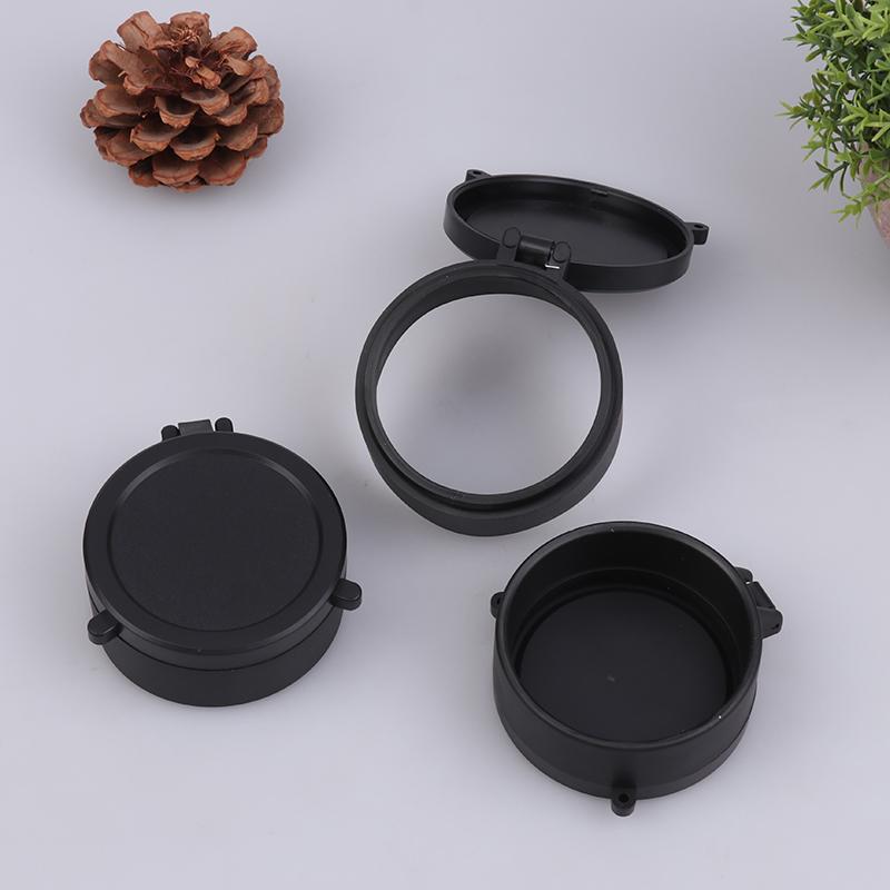 Rifle Scope Lens Cover Spring Up Quick Flip Openning Lens Dustproof Cover Telescope Cap For 30-64Mm Caliber Hunting Riflescopes