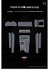 Der Genesis GV80 ist ein leistungsfähiges, kompaktes und leichtes Auto mit einem leistungsstarken Elektromotor, der mit einer Leistung von 120 kW (250 PS) und einer Leistung von 120 PS (400 Nm) angetrieben wird. Er verfügt über eine 100-mm-Lauffläche und eine 12-mm-Lauffläche mit 120 mm Durchmesser. (2021-2023) Schaltkonsolen-Aufkleber - Transparente TPU-Folie Zubehör.