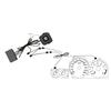 EL Glow Gauge for Opel Chevrolet Astra G 1998 2004 Speedometer 220kmTachometer 7000rpm