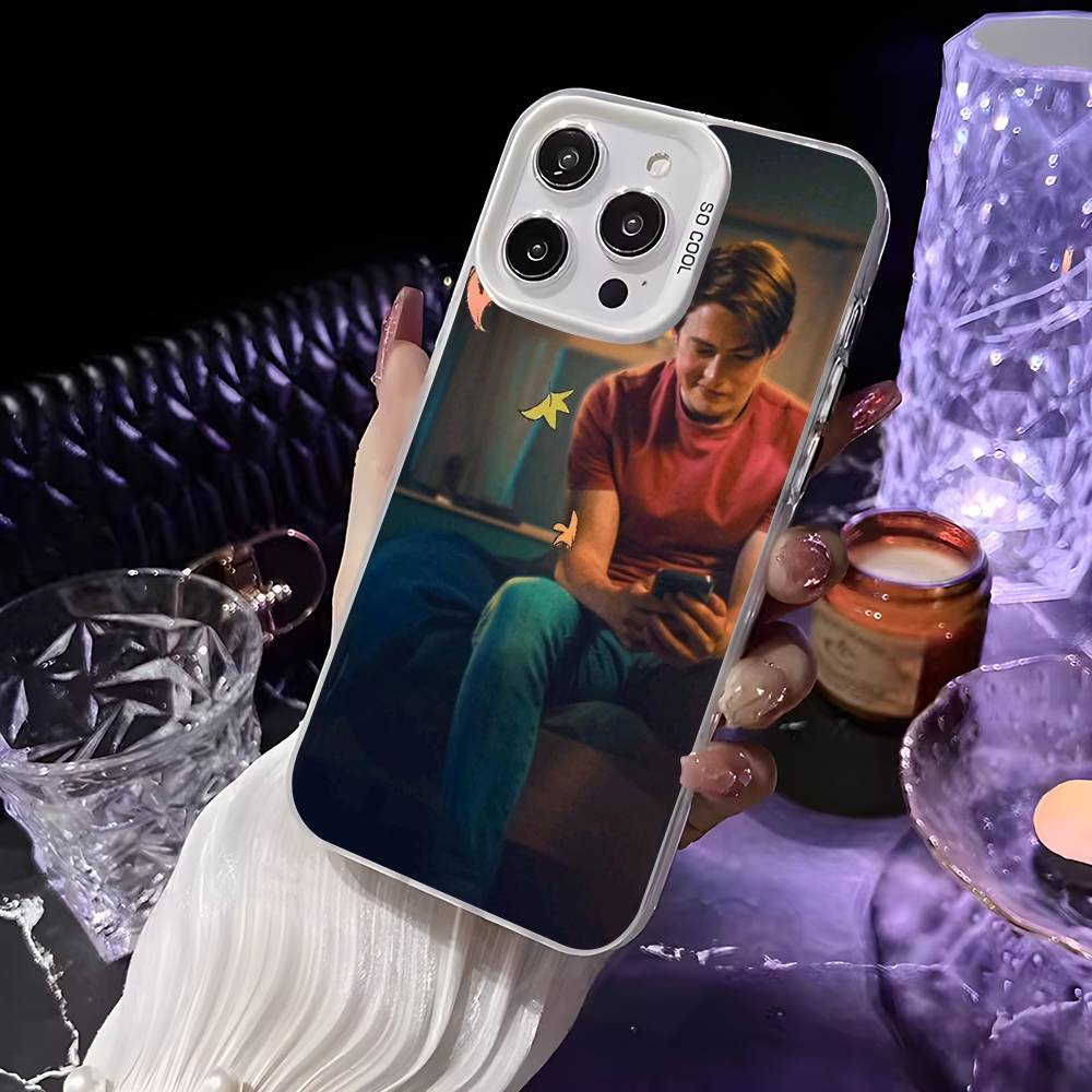 Gay TV H-Heartstopper Θήκη Κινητού Για iPhone 16 15 14 13 12 11 Pro Max Λευκή Ματ Λέιζερ Μεταλλική Aurora Funda