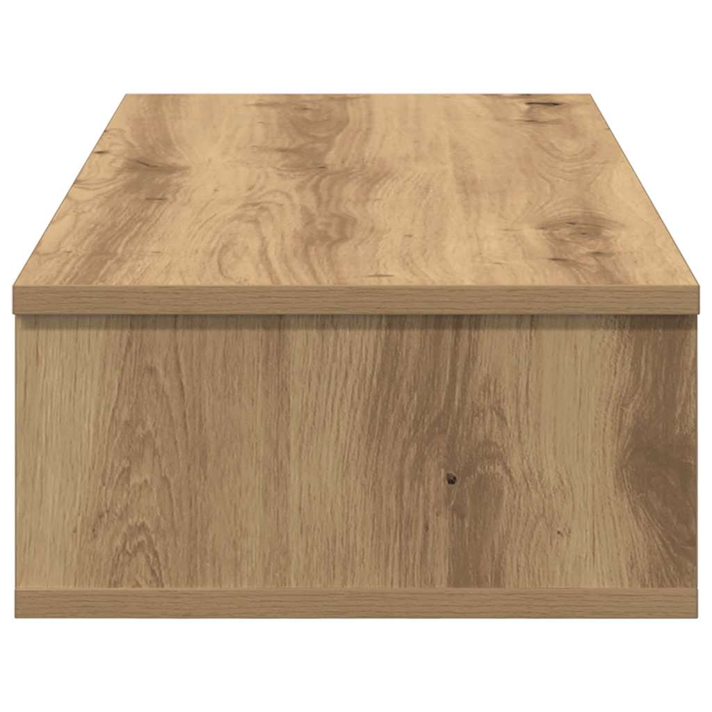 VidaXL Wandregal mit Schubladen Artisan-Eiche 80x31x17cm Holzwerkstoff