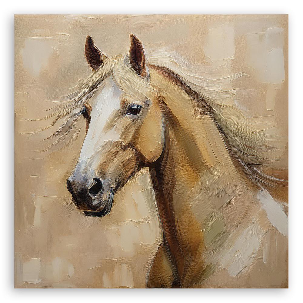 Canvas Print, Animals Vintage Horse