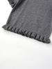 European and American style, new women's clothing, foreign style, short-sleeved laminated decorative knitted sweater 2756130