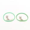 Sewing Machine Presser Foot Kit 3Pcs Non Slip Roller Metal Base Smooth Feeding for Tailor Shop Daily Use