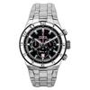 Chrono Bike Chronograf Nerezová ocel Černý ciferník Quartz F20670-6 100M Pánské hodinky