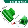 50Pcs Greenhouse Clamps Plant Clips, Film Row Cover Netting Tunnel Hoop Clip for Season Plant Extension Support