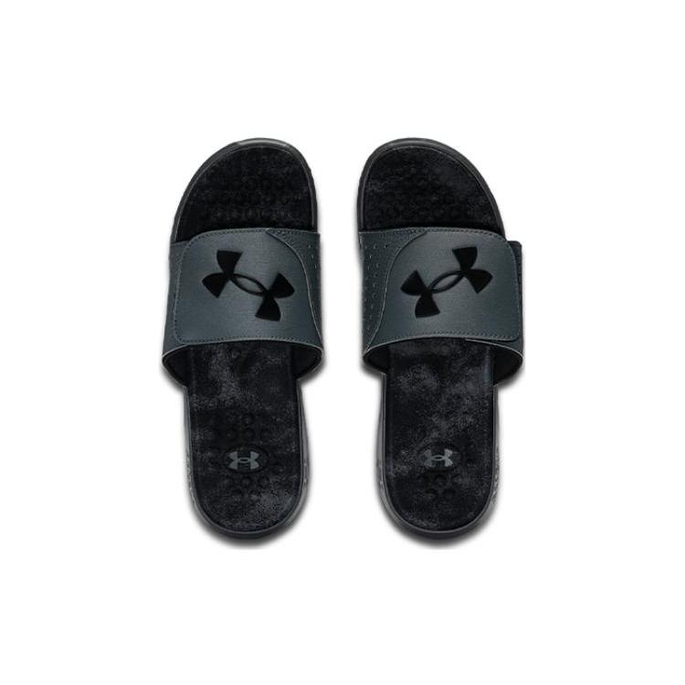 Under Armour Ignite 7 Graphic Strap Slide 'Pitch Grey Black' 3026025-100