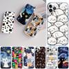 MY5 Cat Kitten Meow Soft Shell Transparent Phone Case for Samsung Galaxy A04 A04S A14 A23 A34 A54 M23 M33 M52 M53
